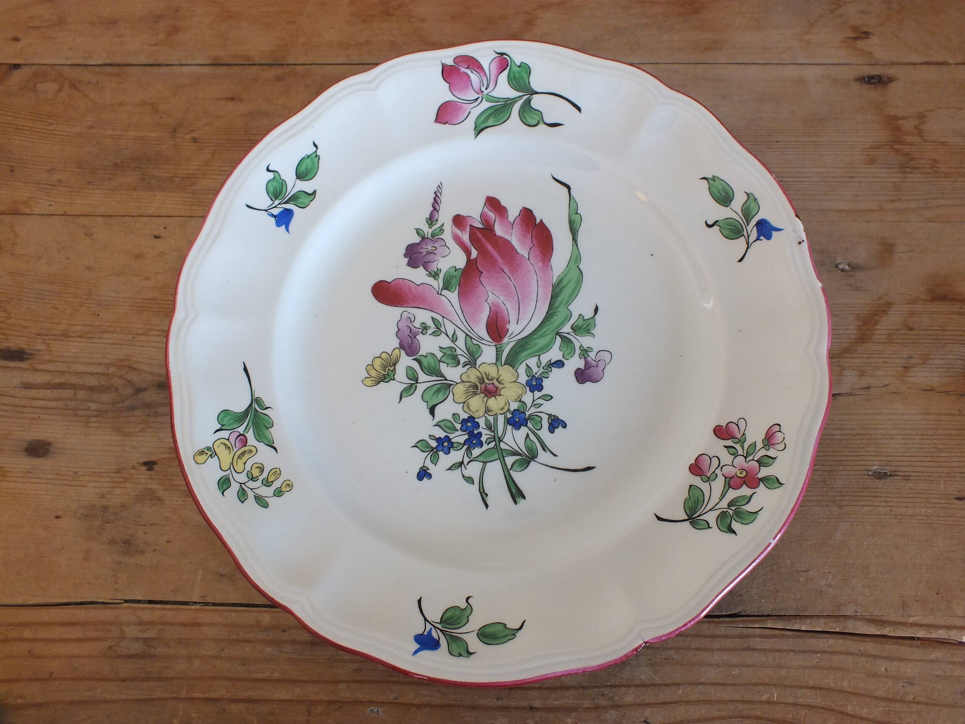 6 flat plates Lunéville KG street light model for starters