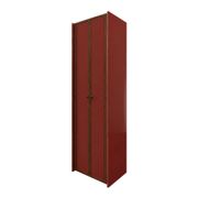 Mid-Century Afra & Tobia Scarpa Italian Wood Red Lacquer 1960s Tall Cabinet