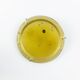 Large Amber Bubble Glass Ceiling Light/Flush Mount by Helena Tynell for Limburg, Germany, 1960s