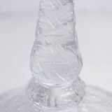Pair of glass candlesticks