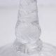 Pair of glass candlesticks