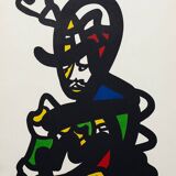 "The Warrior's Sadness" – Numbered lithograph by Charles Lapicque