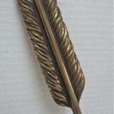 Pair of bronze crossed arrow wall lights Lucien Gau