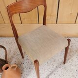 Set of rosewood chairs