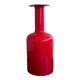 Red Gulvase Otto Brauer for Holmegaard, danish design