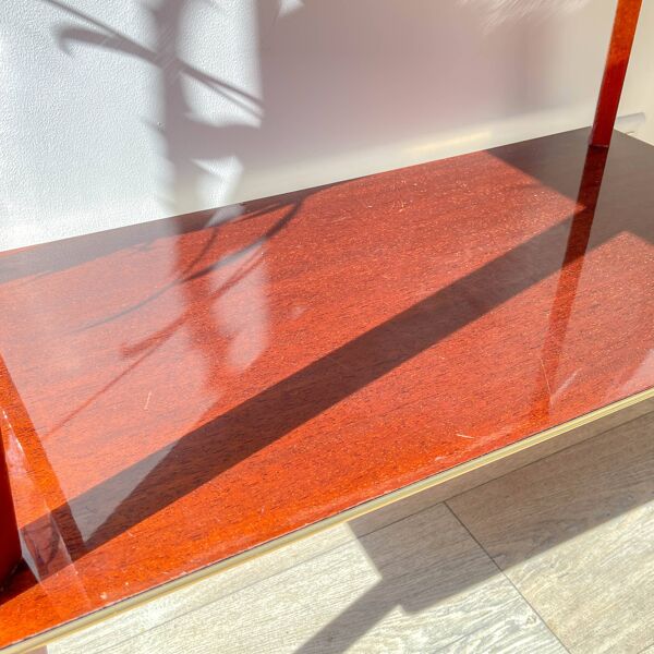 Desserte vintage en formica à roulettes années 60