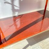 Vintage Formica trolley on wheels from the 1960s