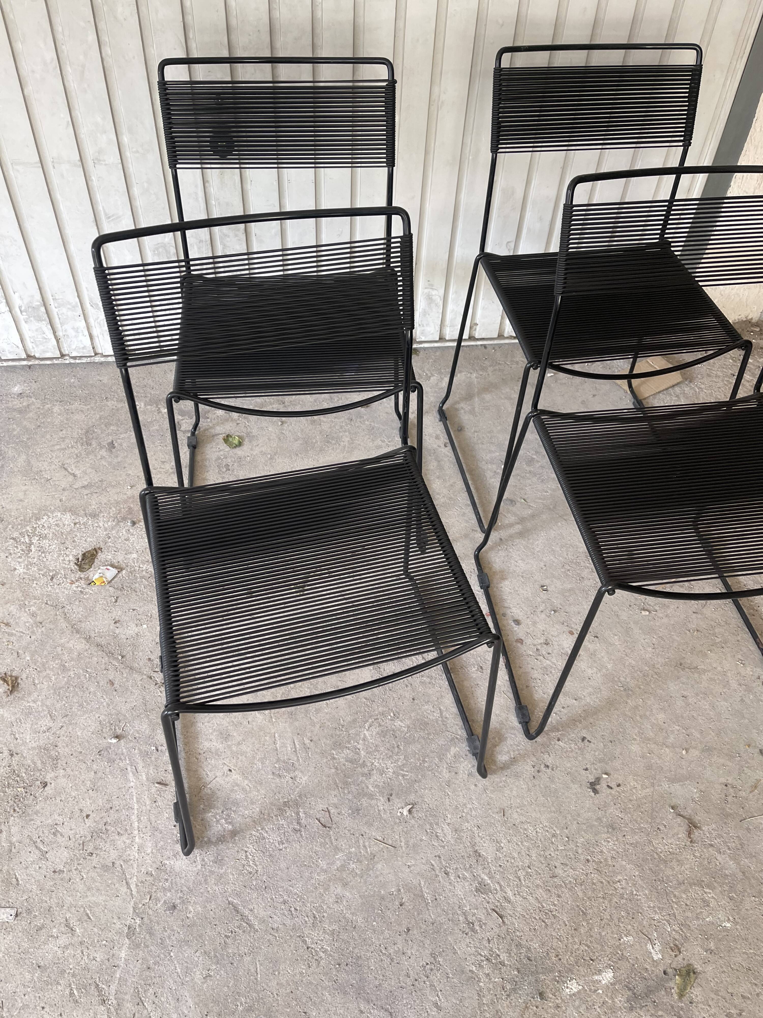 Set of Spaghetti chairs by Giandomenico Belotti