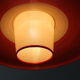Suspension scandinave soucoupe vintage