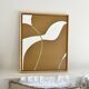 Tableau minimaliste camel et beige