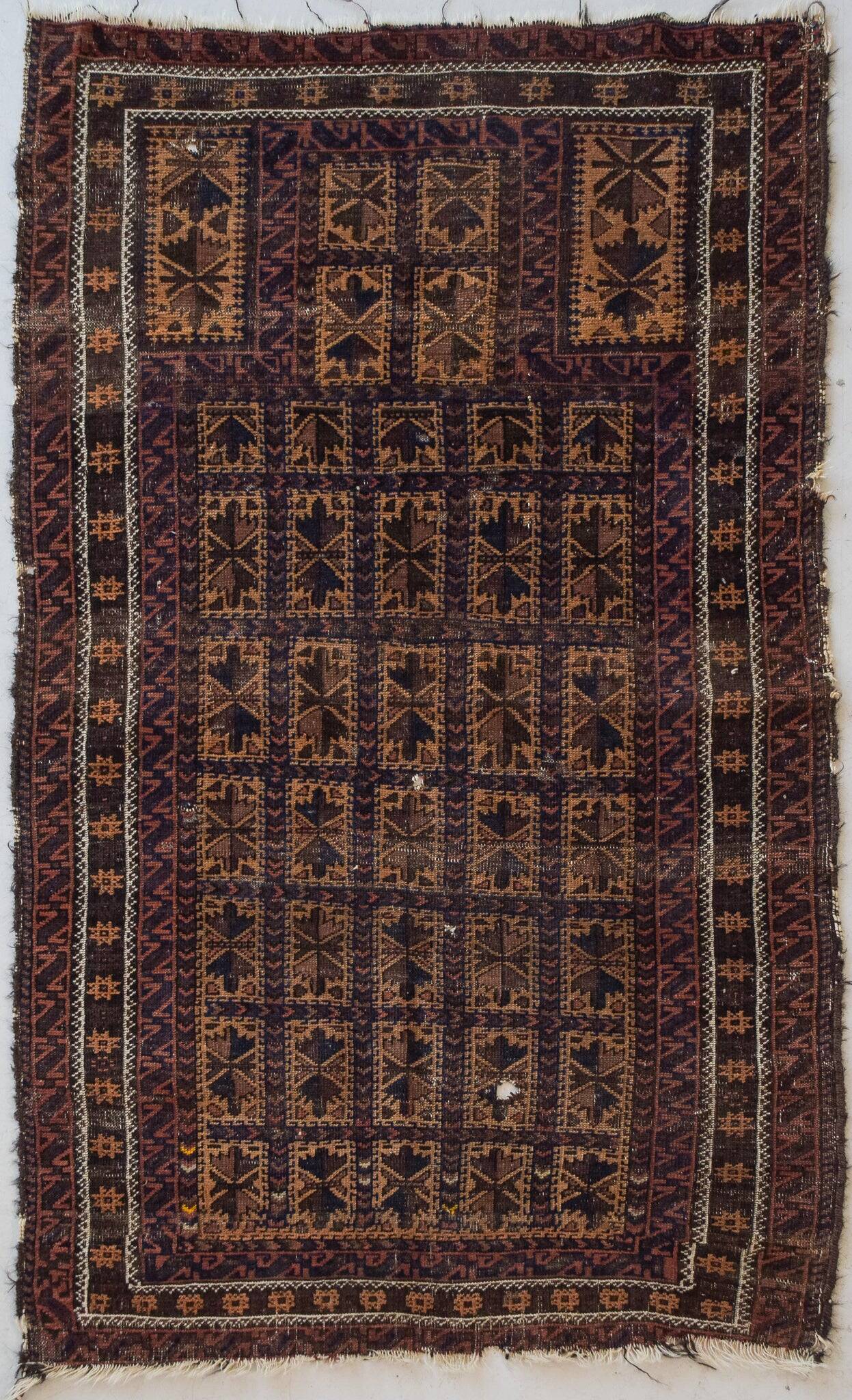 Antique Baluch - Handwoven Prayer Rug