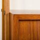 Scandinavian mid century bookcase with a desk, Sweden 1960s