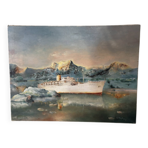 Huile sur toile alain