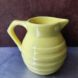 Pot à lait, pichet vintage jaune