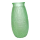 Large art deco vase in uranium-bearing dichroic green glass