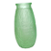 Large art deco vase in uranium-bearing dichroic green glass