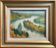 Tableau HSP "Paysage de rivière" Milieu XX° siècle + cadre