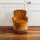 Toad velvet armchair
