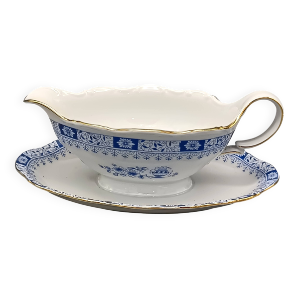 Saucière en porcelaine motif Theresia Seltmann Weiden Bavaria