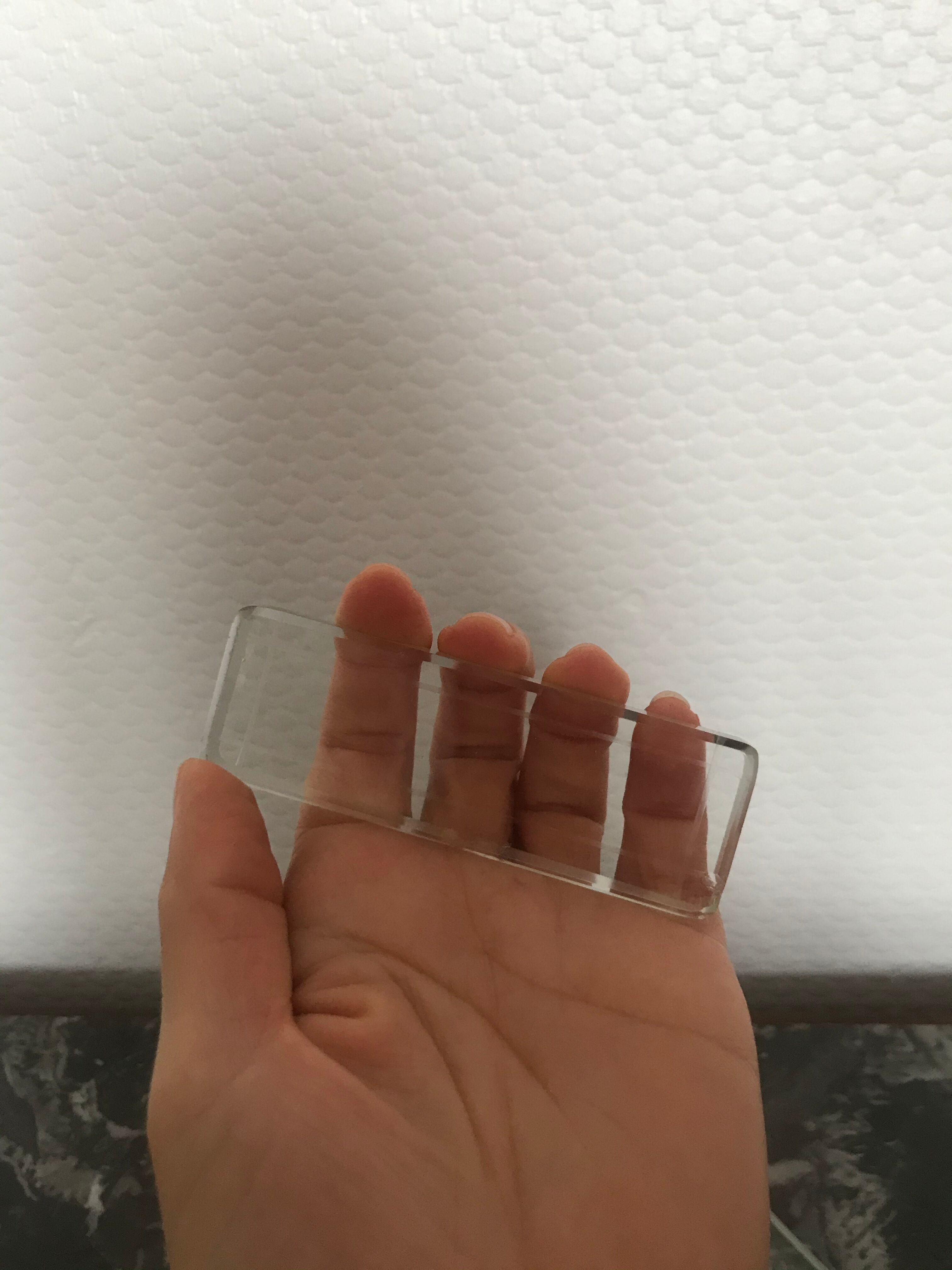 Porte couteaux en verre