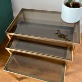 Brass pull out tables