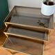 Brass pull out tables