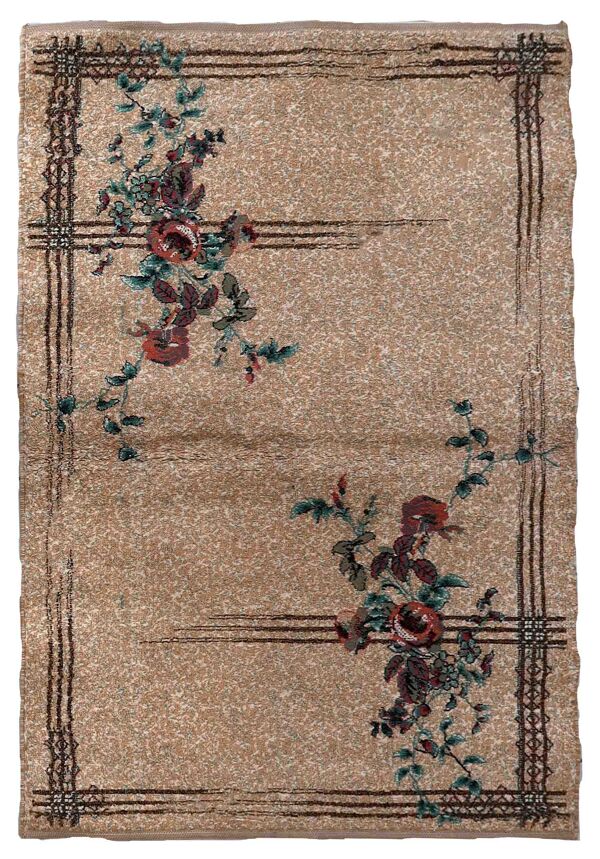 Vintage Turkish Modern Carpet 119cm x 175cm 1970s