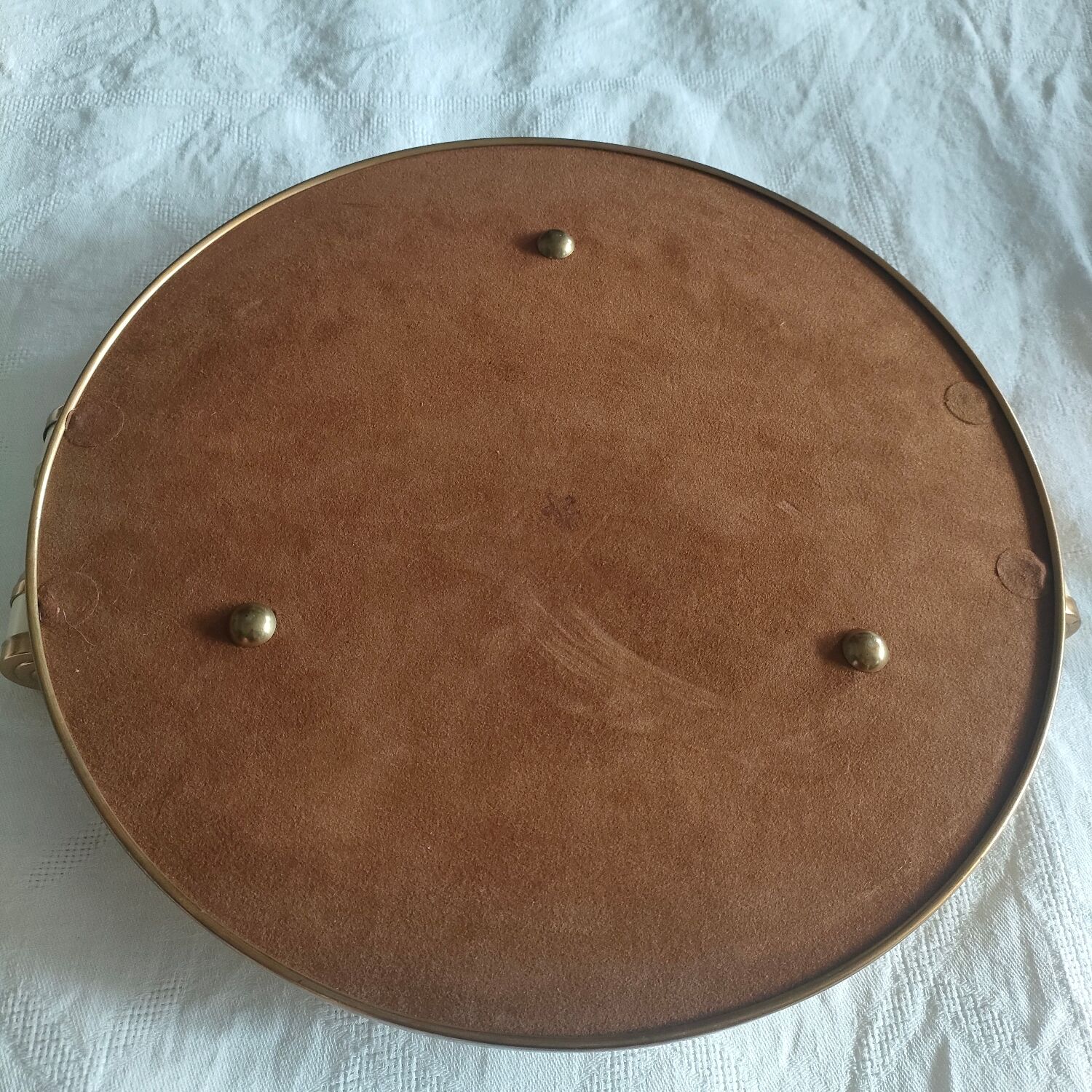 Art deco mirror tray