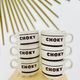Set of 6 vintage chocolate cups “Choky” Churchill England