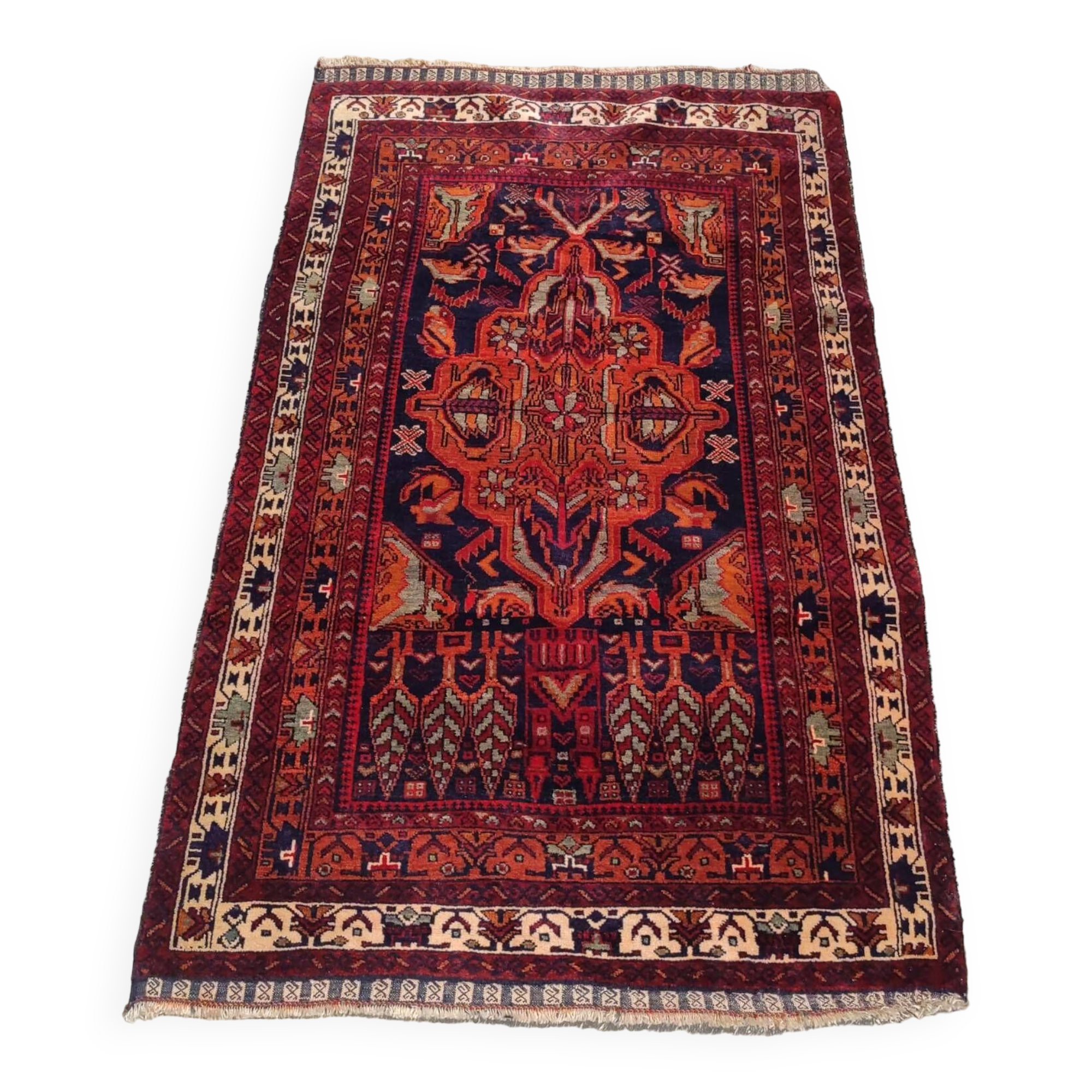 Handmade Persian rug 143x86cm
