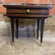 Antique Nightstand with Drawer, Macassar Wood, Mid 20th Century, Vintage