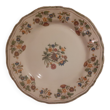 Flower plate Gien Moustiers