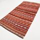 Rugs For Living Room Red & Brown Turkish Kilim Rug, 133x272Cm