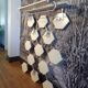 Scandinavian wall coat rack