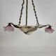 Art deco marble pendant chandelier