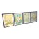 4 floral lithographs 1900