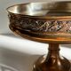 Silver Bronze Metal Fruit Bowl