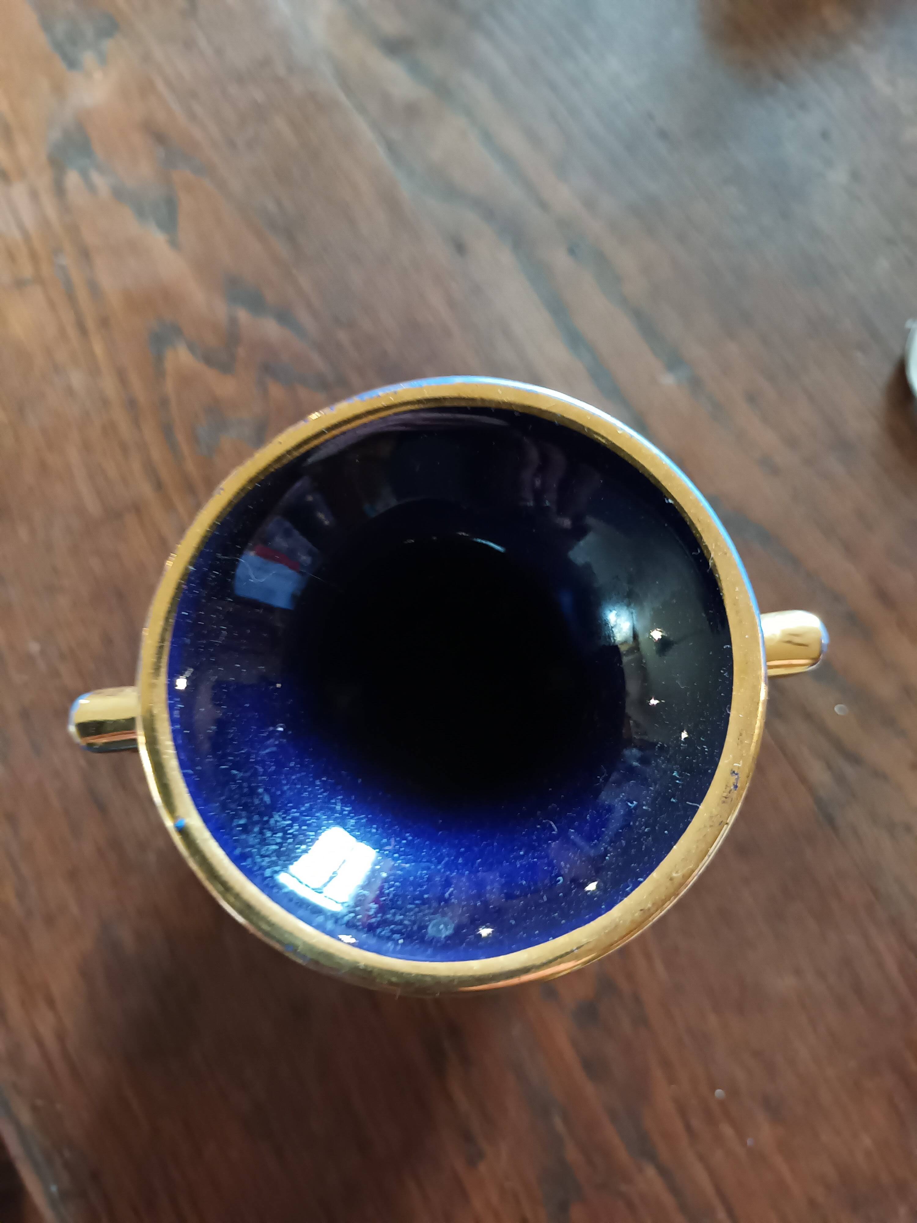 Limoges porcelain mini vase