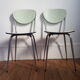 Set of 2 formica chairs