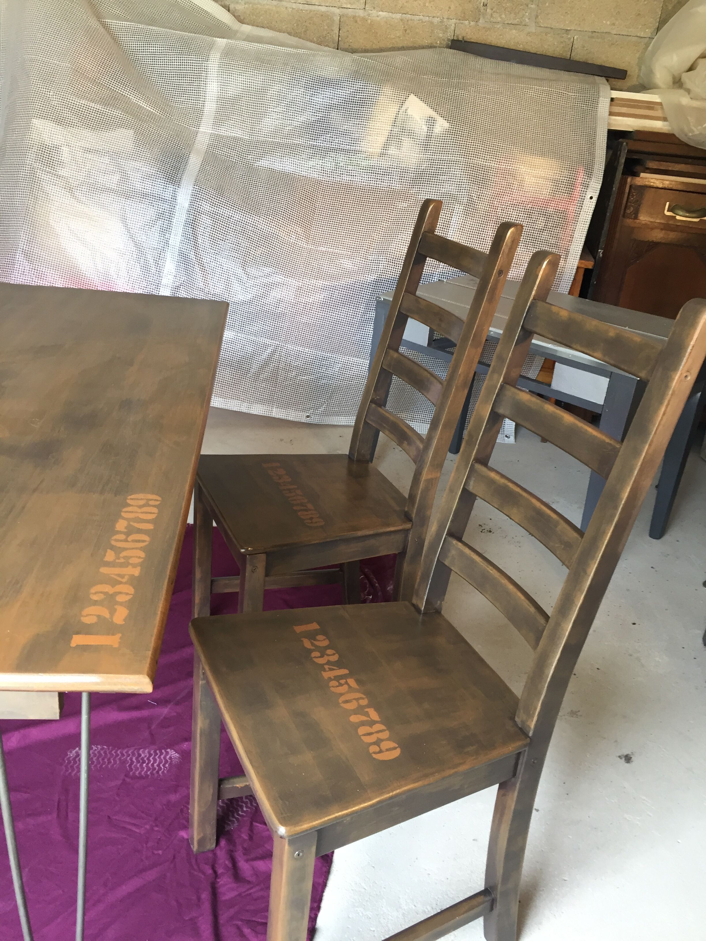 TABLE AND CHAIR SET
