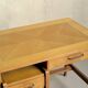 Oak and leather desk, France 1955