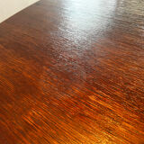 Coffee table with brass