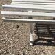 Banc de jardin blanc
