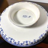 4 old Moustiers plates