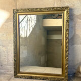 Large gilded antique mirror