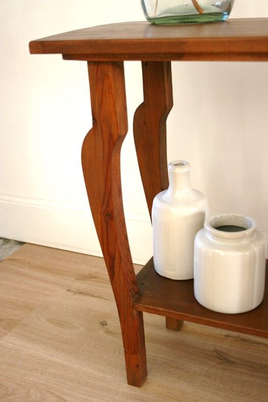 Extra furniture, wooden sofa end