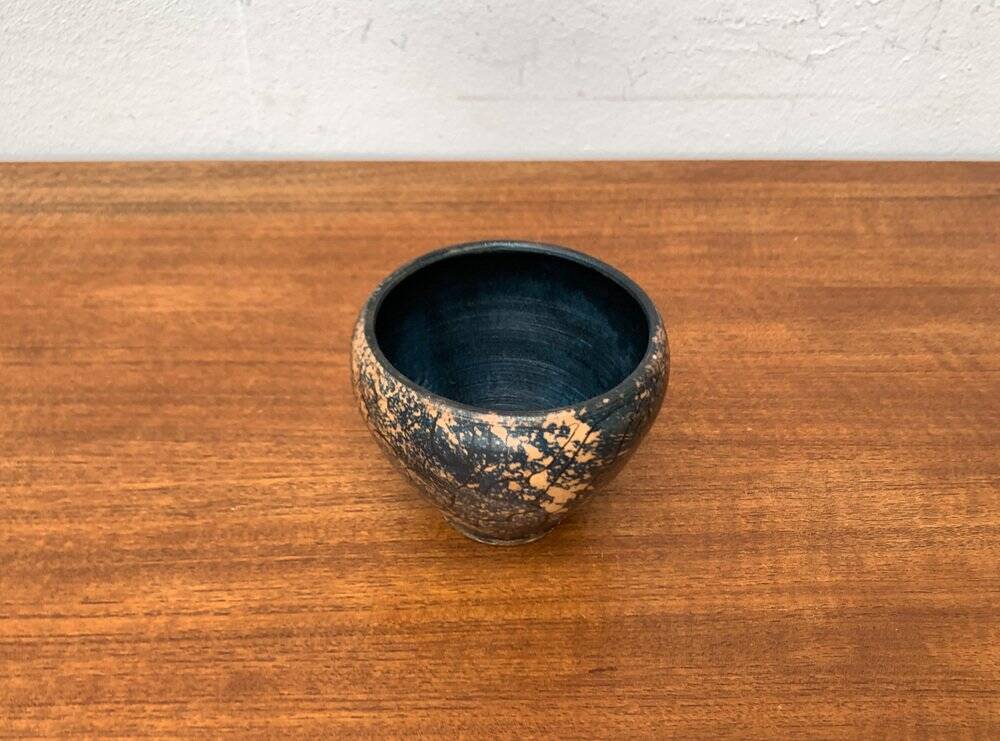 Brutalist Ceramic Bowl from Mid-Century German Study by Gerhard Liebenthron, 1960s