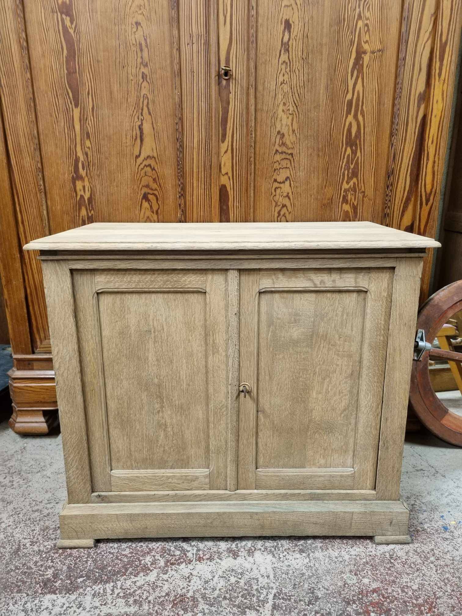 Small oak sideboard