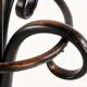 Free-standing coat rack in curved wood produced by Josef Kohn