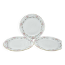 Lot trois plats porcelaine de limoges de style  louis xvi